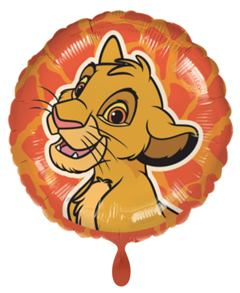 Folienballon - König der Löwen, Simba - ø 43cm